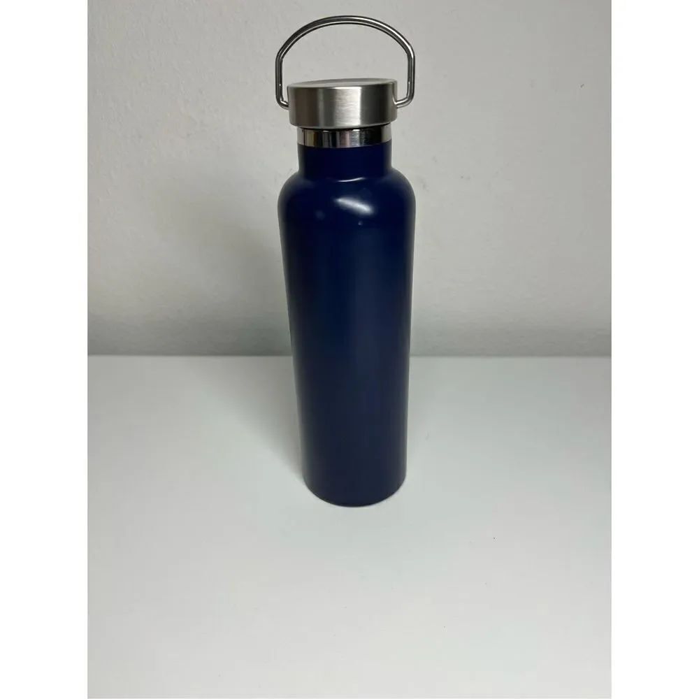 Neihepal Navy Stainless Steel Water Bottles,20 Ounce Vacuum Insulated Double Wal